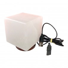Square USB Rock Salt Lamp